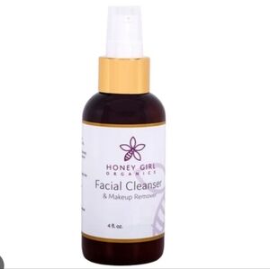 Honey Girl Organics Facial Cleanser USDA Organic Cleanser & Makeup Remover 